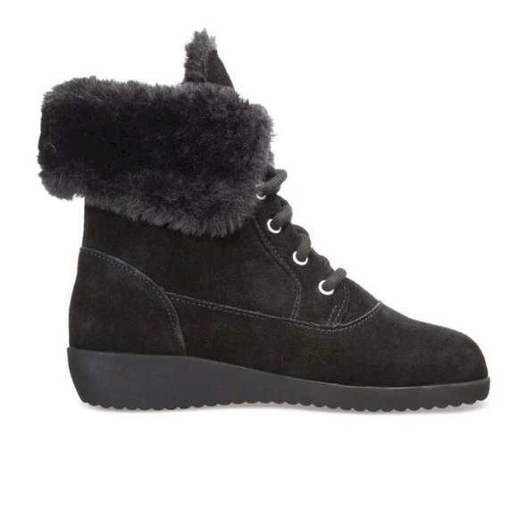 Style & Co Aubreyy Black Lace-Up Winter Boots Women's Size 5M New in Box - Picture 1 of 9